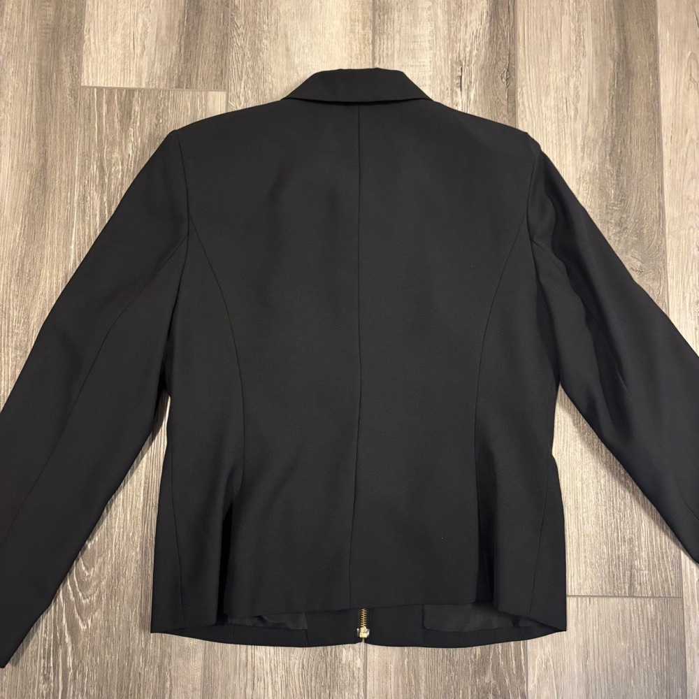Executive Collection Black Zip-Up Jacket/Blazer - image 5